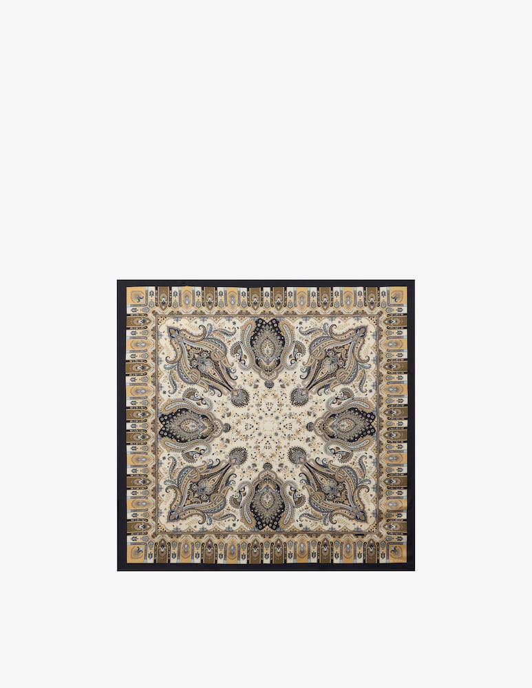 rinascente ETRO Foulard in twill di seta con motivo paisley