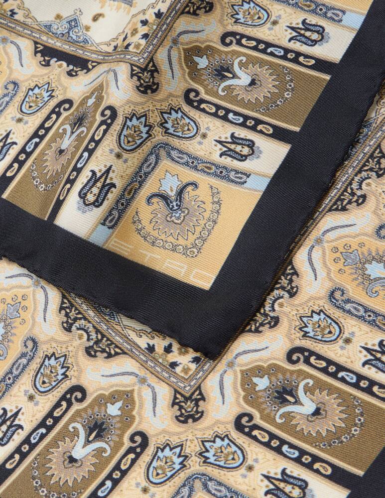 rinascente ETRO Foulard in twill di seta con motivo paisley