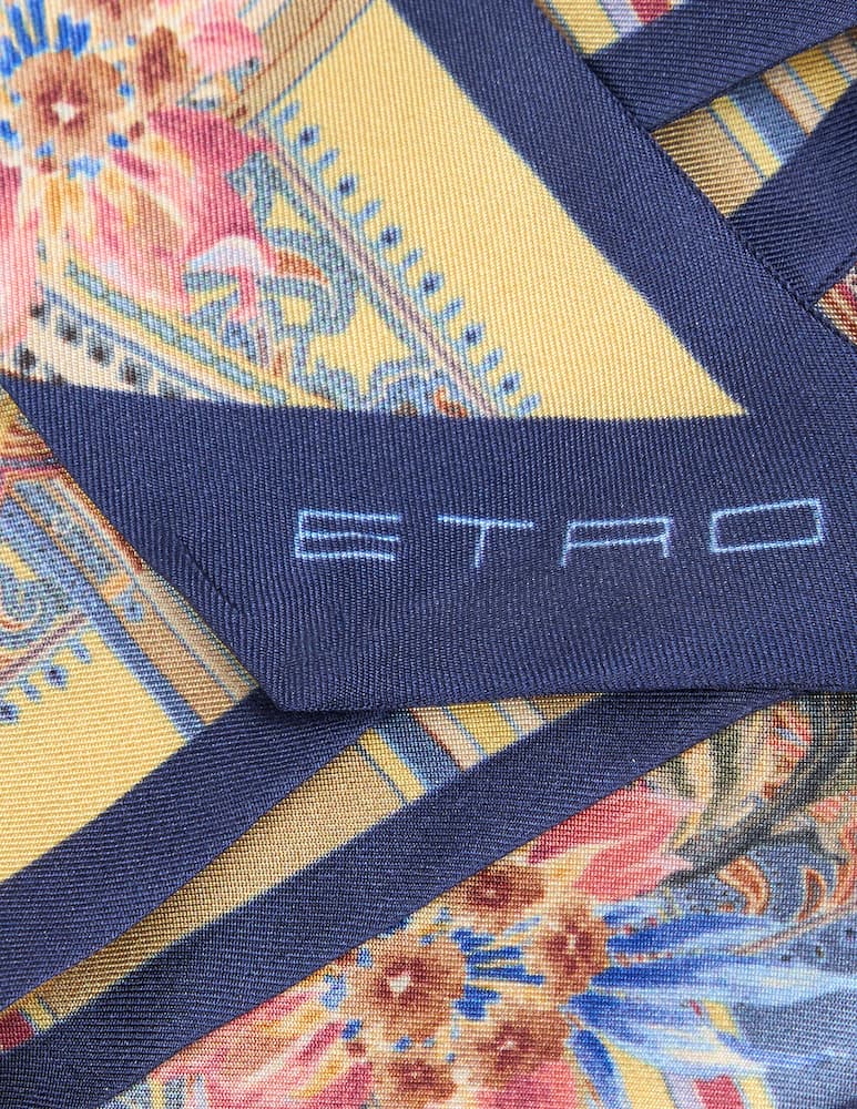 rinascente ETRO Paisleyna in twill di seta con motivo paisley
