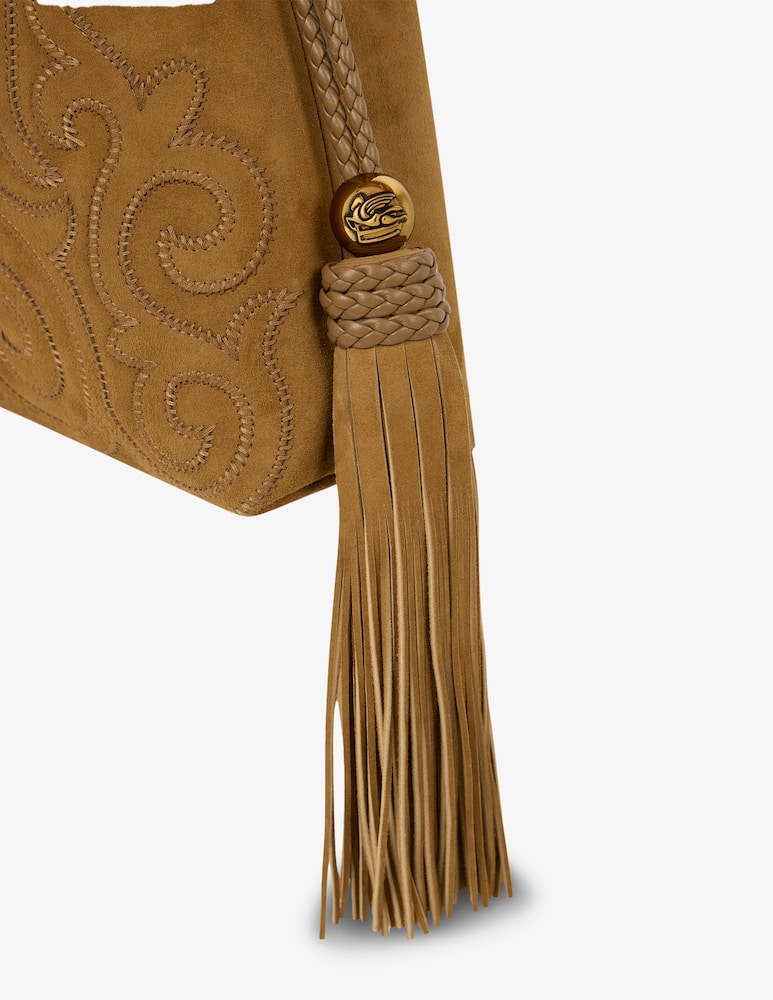 ETRO Mini suede kalispera bag with patch and tassels - picture 4 ETRO Mini suede kalispera bag with patch and tassels - picture 4