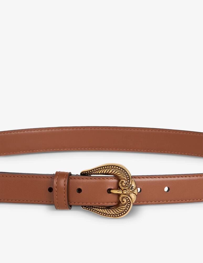 ETRO Cintura in pelle con fibbia paisley - immagine 2