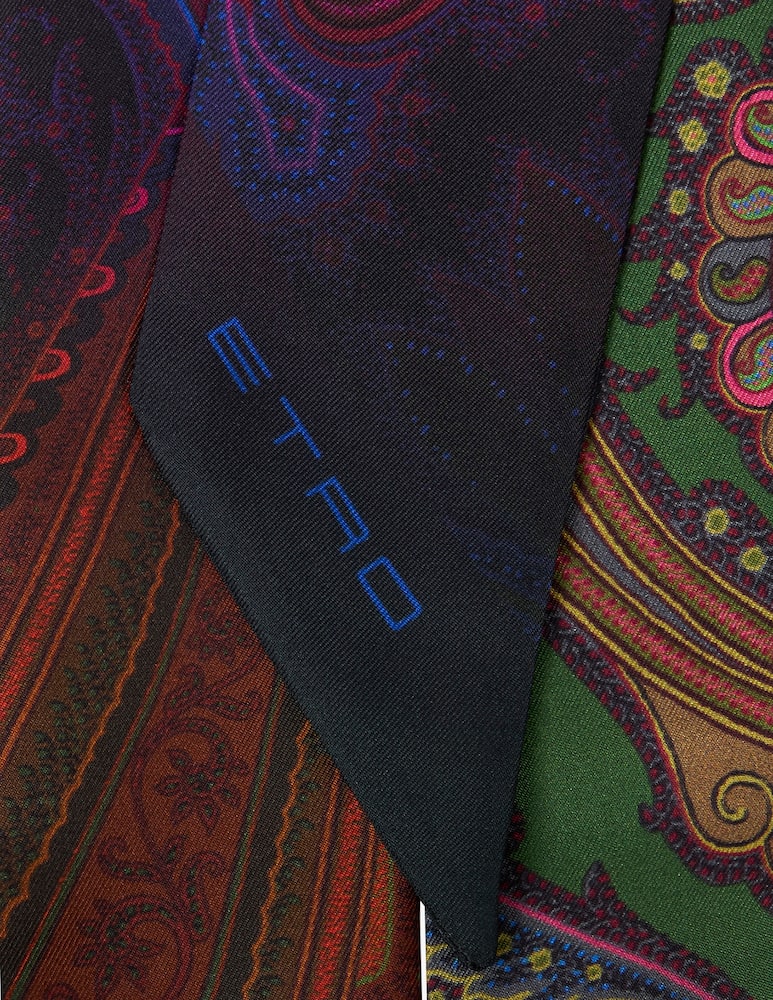 rinascente ETRO Paisleyna in twill di seta con motivo dégradé