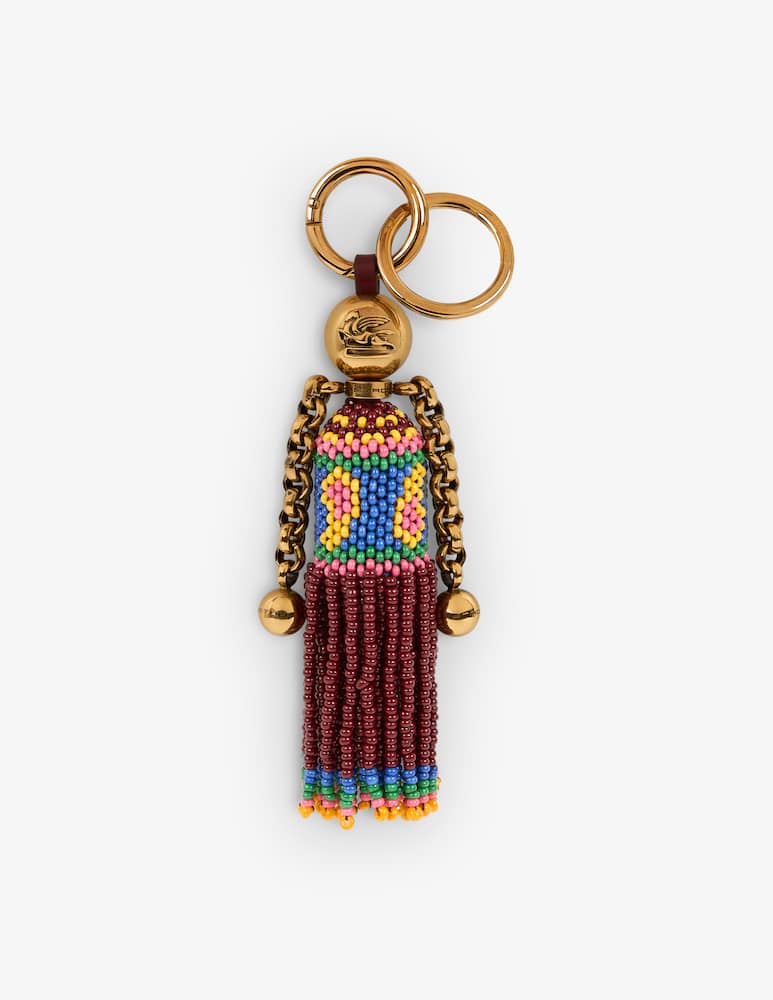 rinascente ETRO Beaded tassel bag charm
