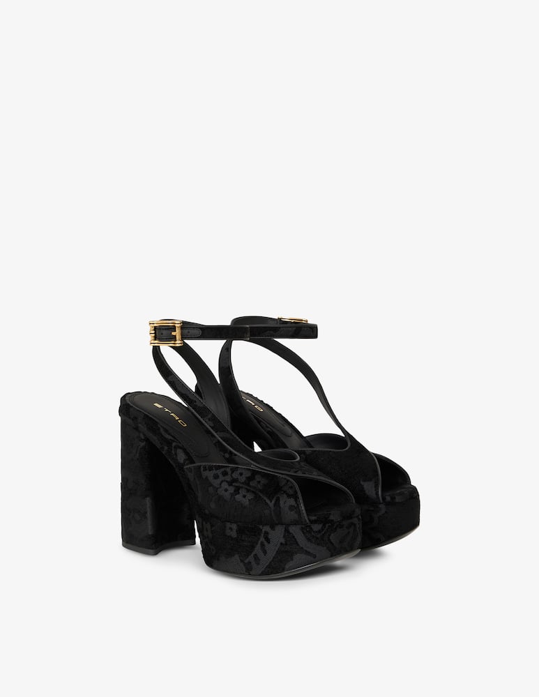 ETRO Sandali platform paisley jacquard - immagine 2 ETRO Sandali platform paisley jacquard - immagine 2