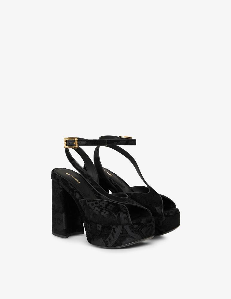 rinascente ETRO Sandali platform paisley jacquard
