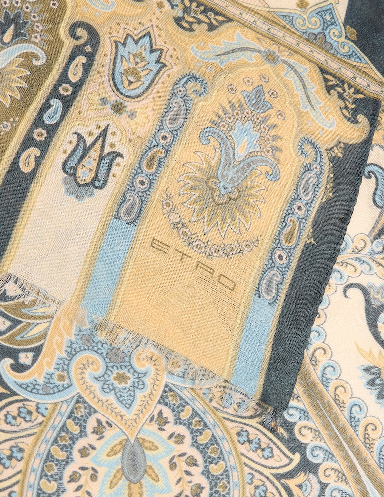 rinascente ETRO Sciarpa in modal e cashmere con motivo paisley