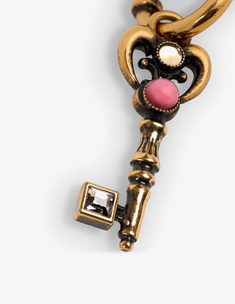 rinascente ETRO Drop earrings with key and stones