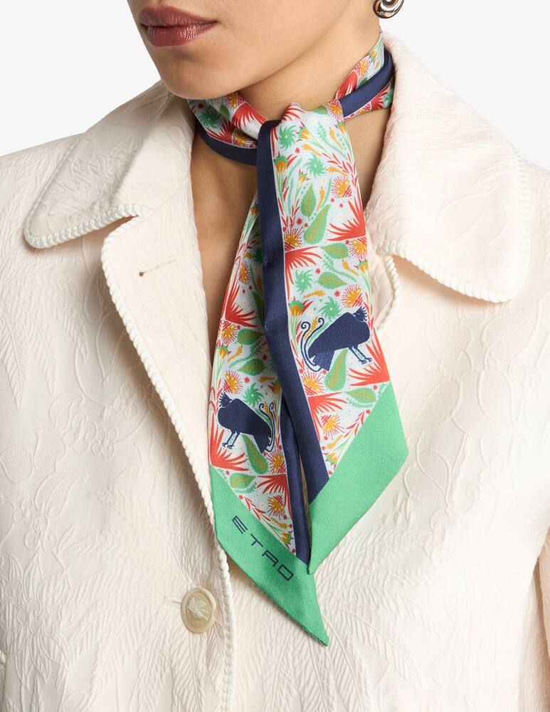 rinascente ETRO Paisleyna in twill di seta con stampa piazzata etro x tabby booth