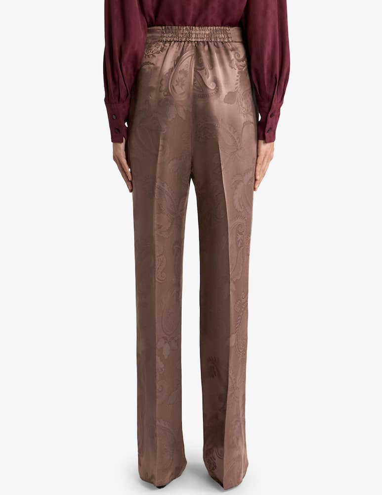 rinascente ETRO Pantaloni jacquard con motivo paisley floreale