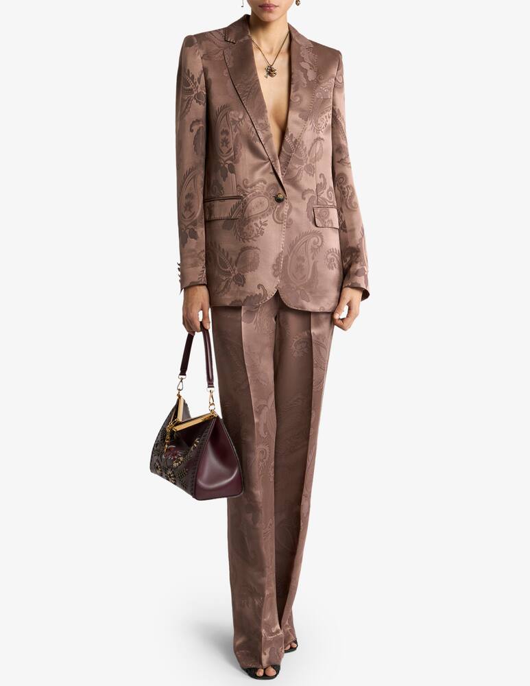 rinascente ETRO Giacca monopetto jacquard con motivo paisley floreale