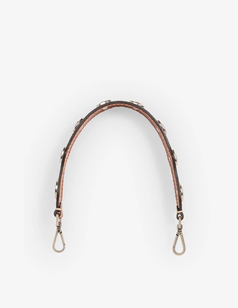rinascente ETRO Leather bag handle with studs