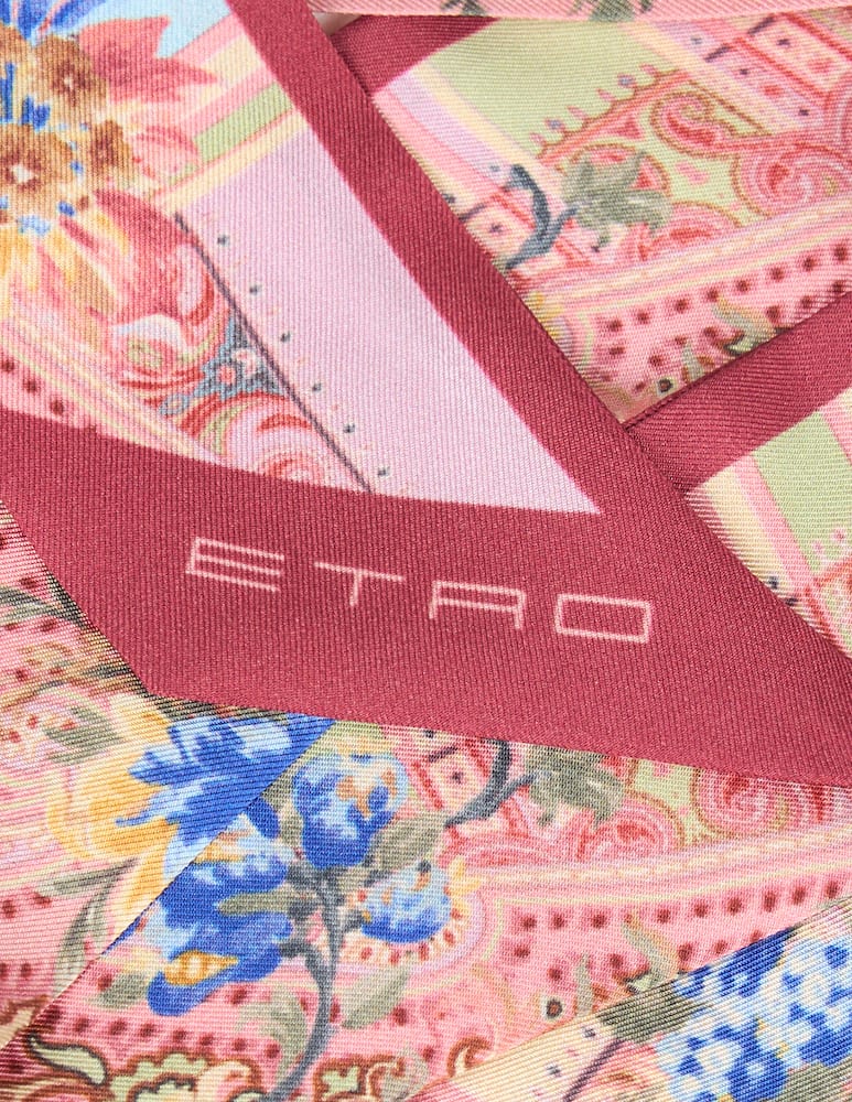 rinascente ETRO Paisleyna in twill di seta con motivo paisley