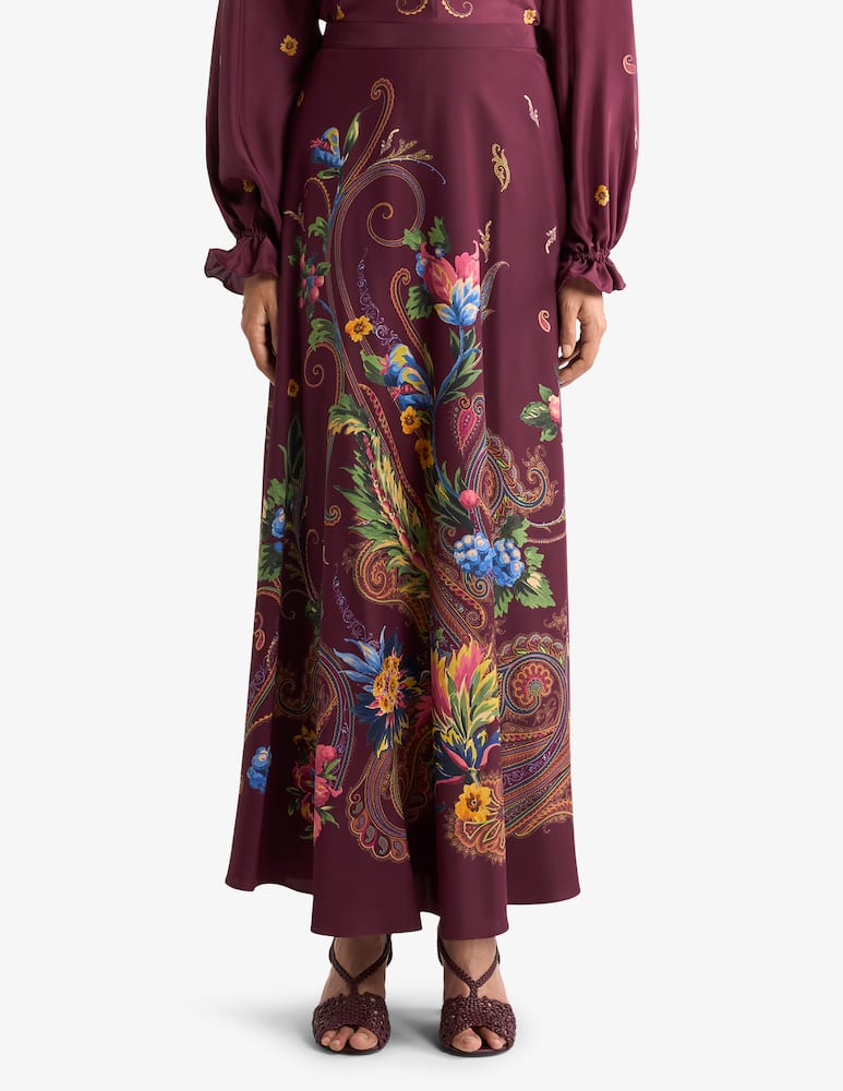 ETRO Patterned long skirt - picture 1
