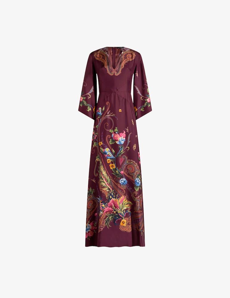 rinascente ETRO Abito lungo floreale paisley