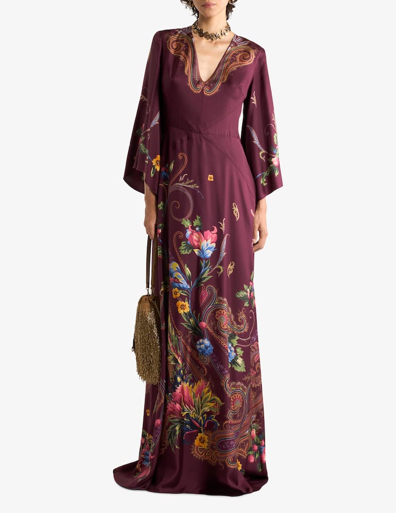 rinascente ETRO Abito lungo floreale paisley
