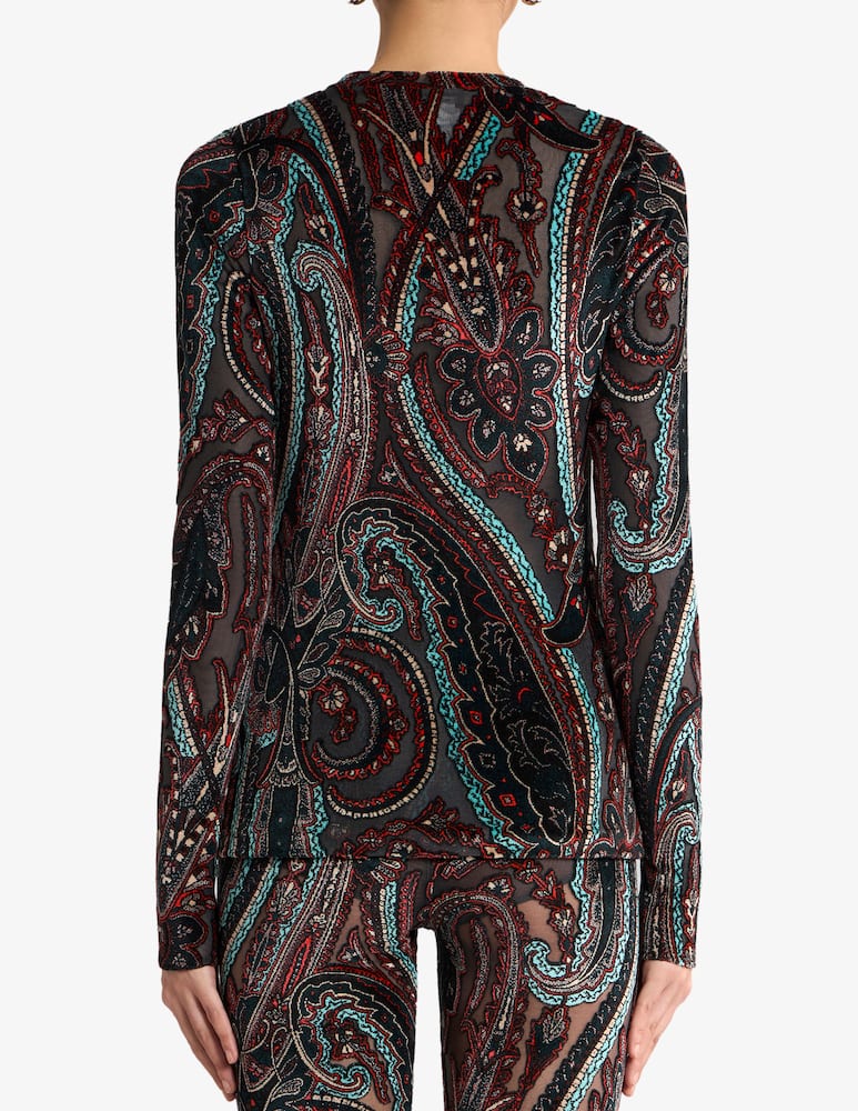 ETRO Patterned jersey top - picture 3 ETRO Patterned jersey top - picture 3