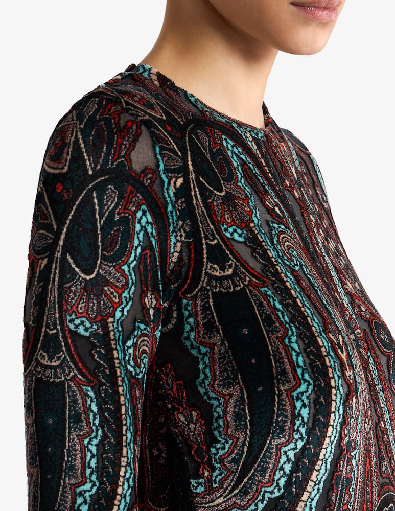 ETRO Patterned jersey top - picture 4 ETRO Patterned jersey top - picture 4
