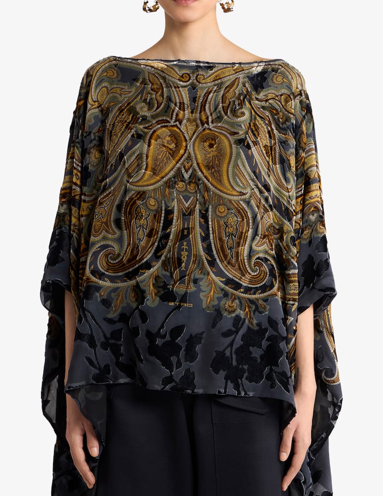 rinascente ETRO Patterned poncho