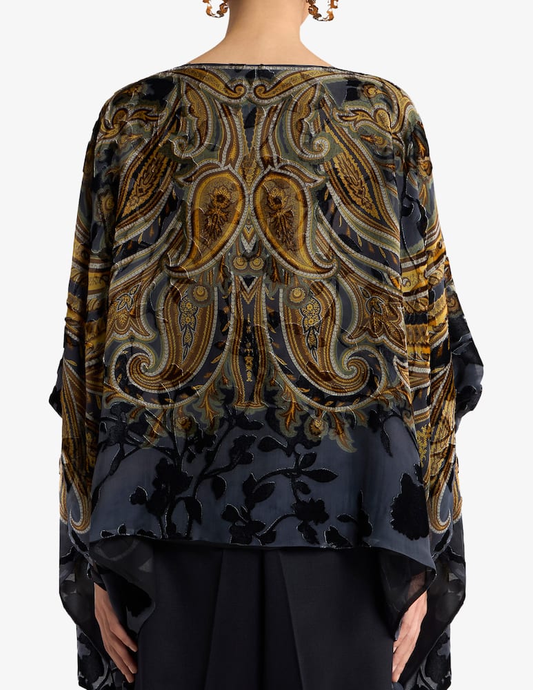 ETRO Patterned poncho - picture 3 ETRO Patterned poncho - picture 3