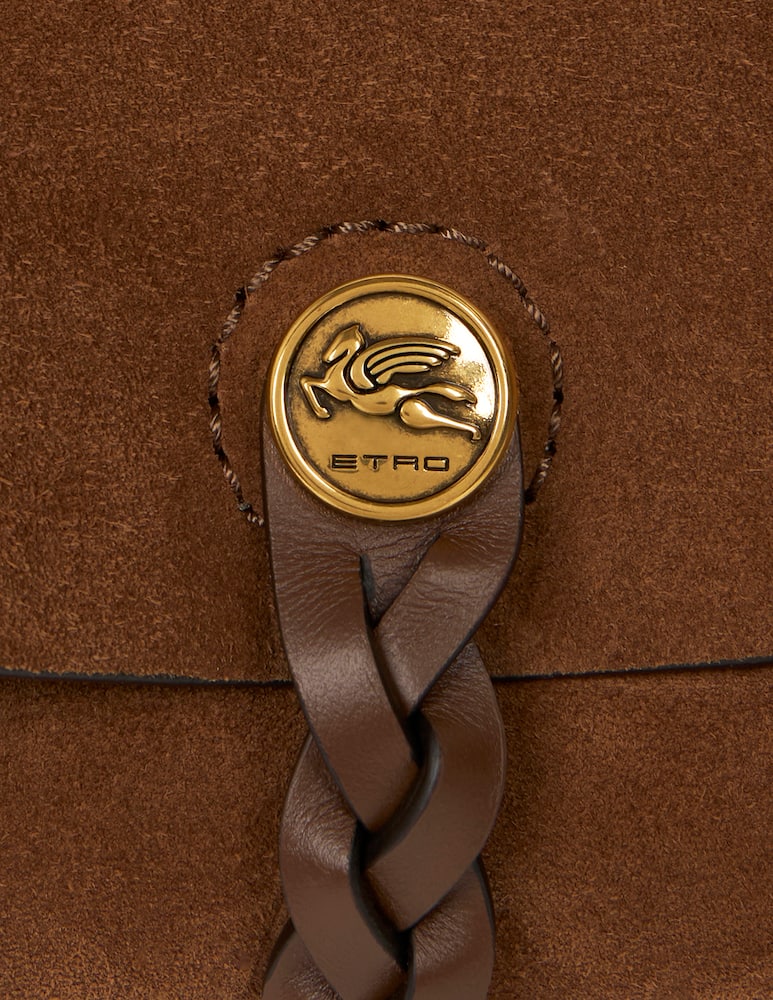 ETRO Pony maxi suede bag with threading - picture 4 ETRO Pony maxi suede bag with threading - picture 4
