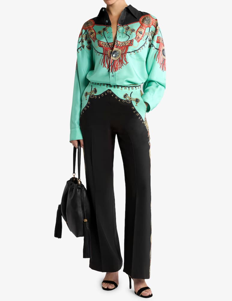 ETRO Straight leg printed trousers - picture 2 ETRO Straight leg printed trousers - picture 2