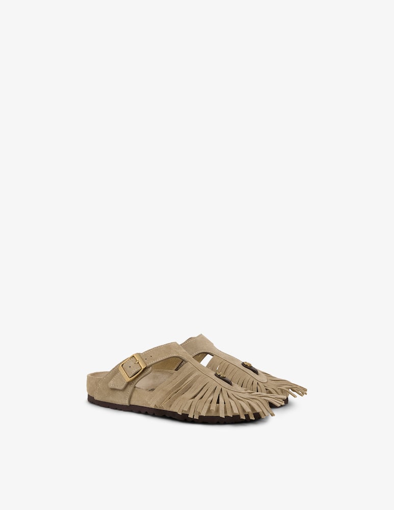 ETRO Sandalo Gizeh in suede con frange Birkenstock by Etro - immagine 2 ETRO Sandalo Gizeh in suede con frange Birkenstock by Etro - immagine 2