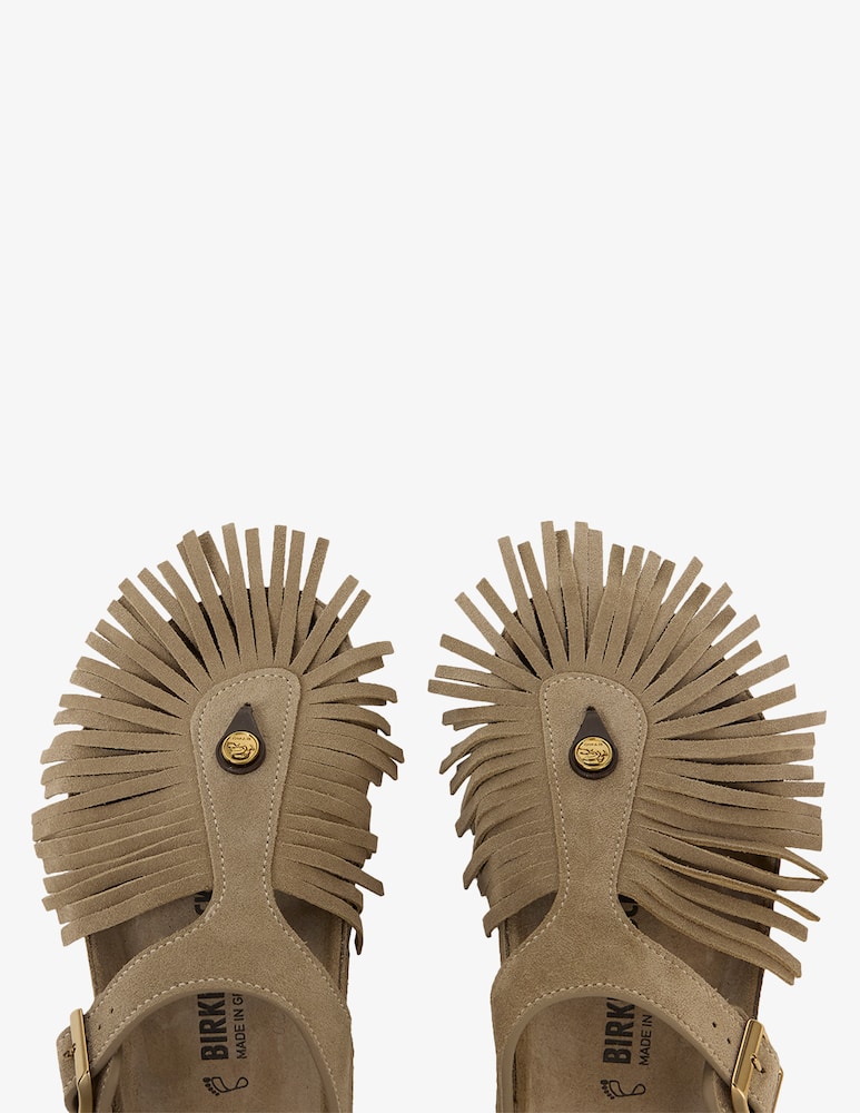 ETRO Sandalo Gizeh in suede con frange Birkenstock by Etro - immagine 3 ETRO Sandalo Gizeh in suede con frange Birkenstock by Etro - immagine 3