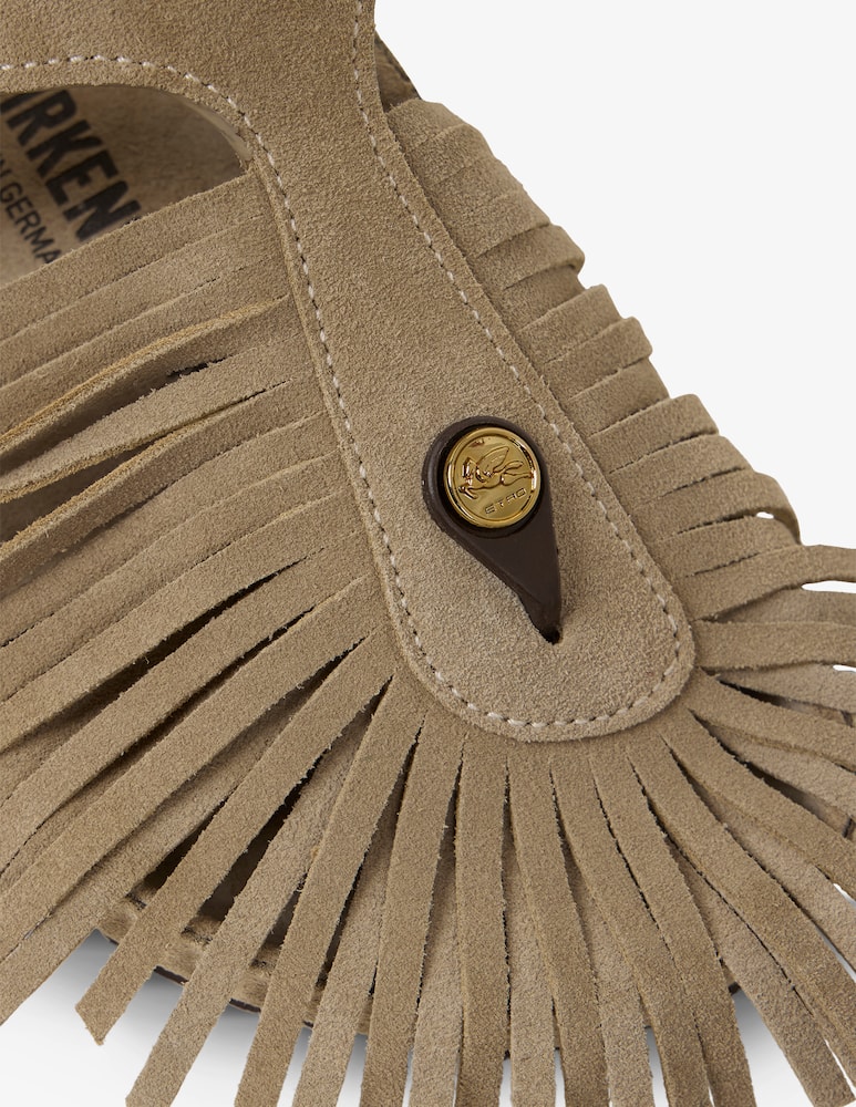 ETRO Sandalo Gizeh in suede con frange Birkenstock by Etro - immagine 4 ETRO Sandalo Gizeh in suede con frange Birkenstock by Etro - immagine 4