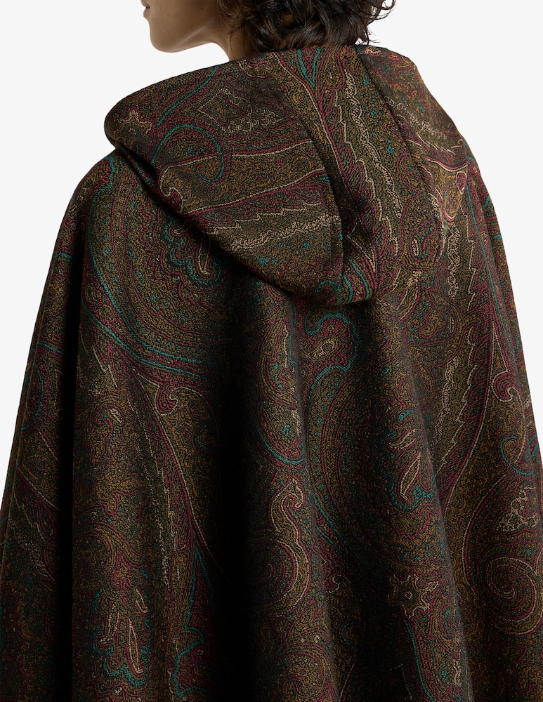 rinascente ETRO Fringed cape Birkenstock