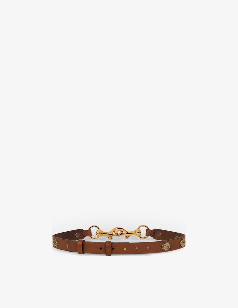 ETRO Cintura in pelle con borchie ovali - immagine 2
