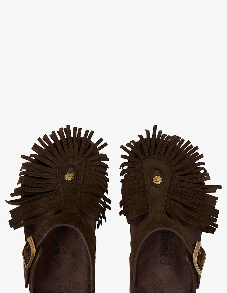 ETRO Gizeh suede sandals with fringes Birkenstock by Etro - picture 3 ETRO Gizeh suede sandals with fringes Birkenstock by Etro - picture 3