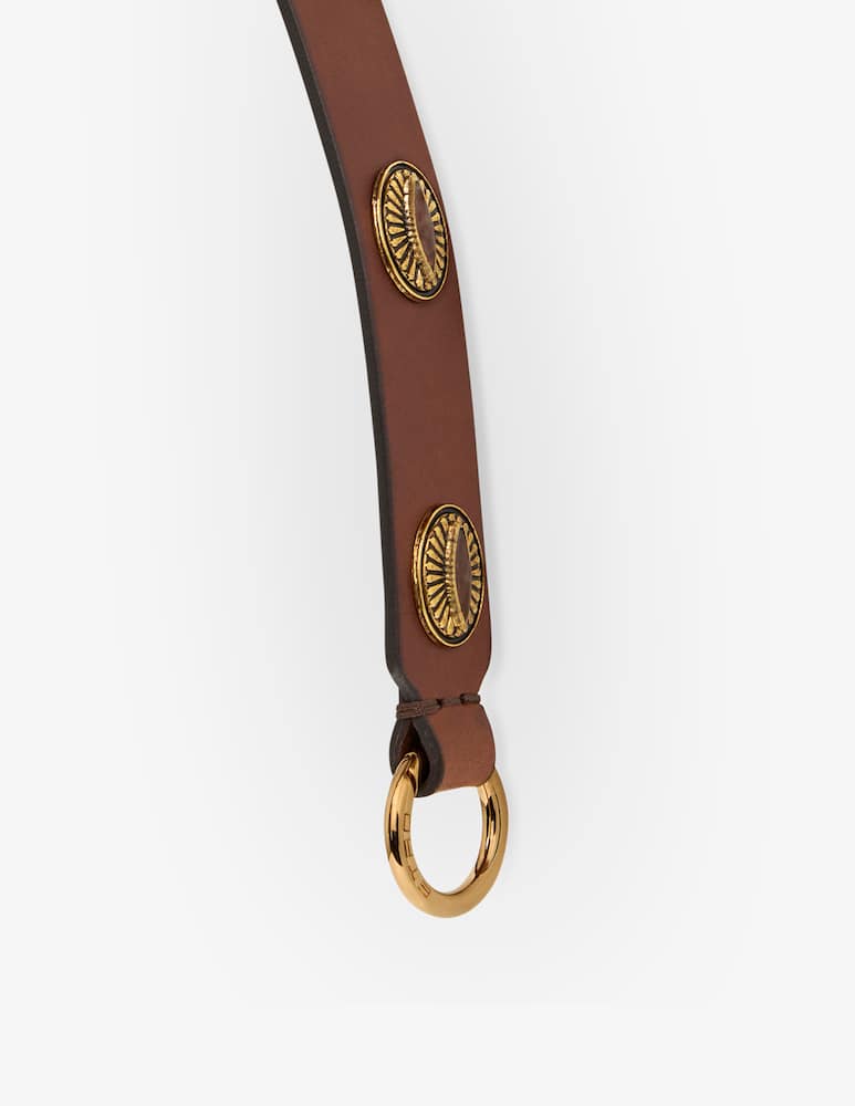 ETRO Leather handle with oval studs - picture 3 ETRO Leather handle with oval studs - picture 3