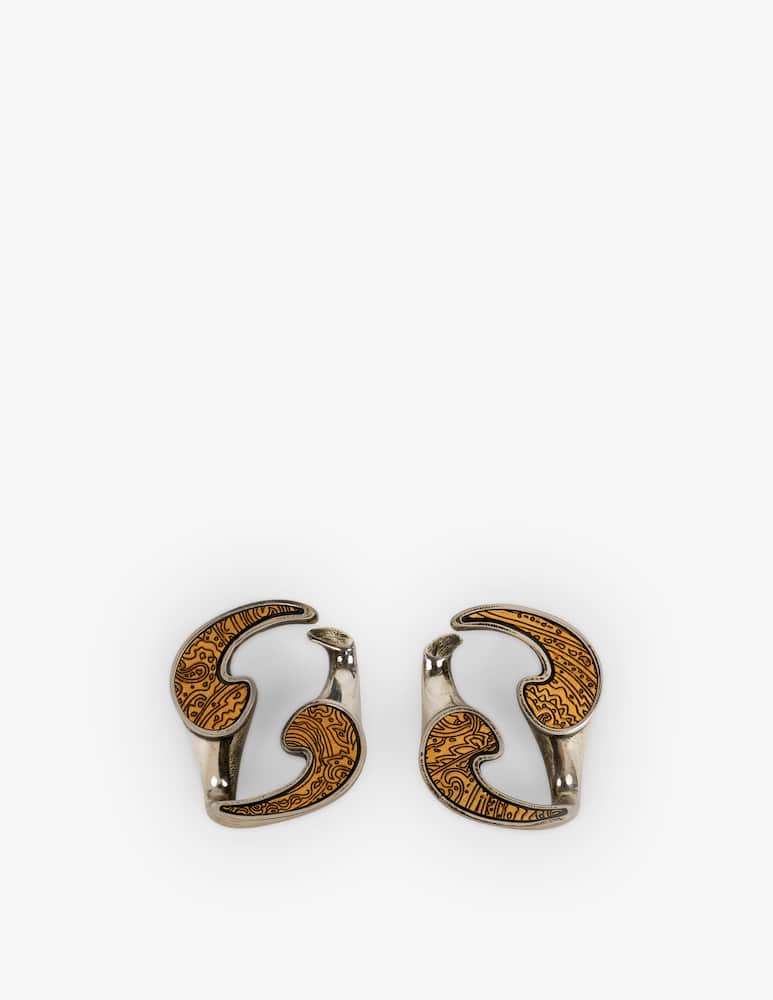 rinascente ETRO Orecchini paisley bimetallici