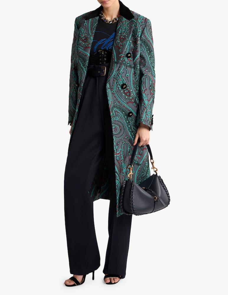 ETRO Paisley double-breasted coat - picture 2 ETRO Paisley double-breasted coat - picture 2