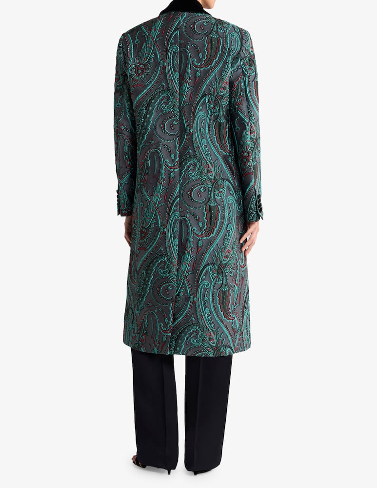 ETRO Paisley double-breasted coat - picture 3 ETRO Paisley double-breasted coat - picture 3