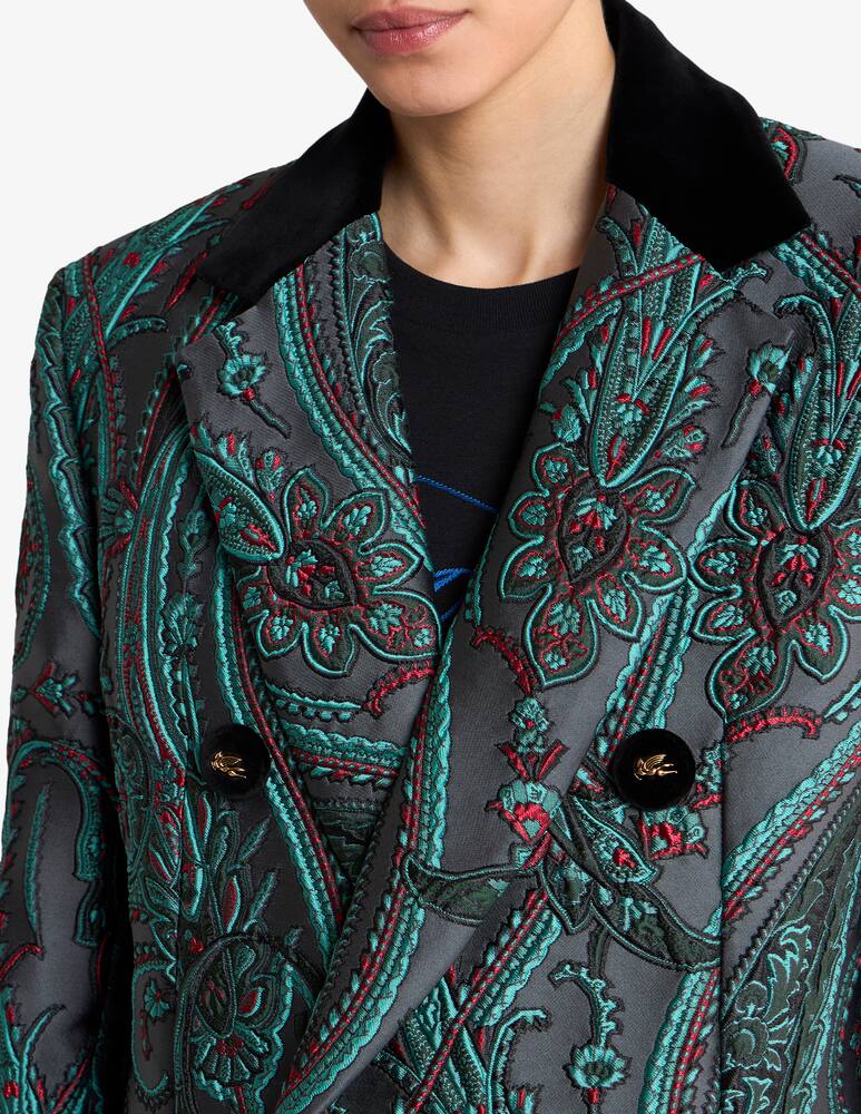 rinascente ETRO Cappotto doppiopetto jacquard paisley