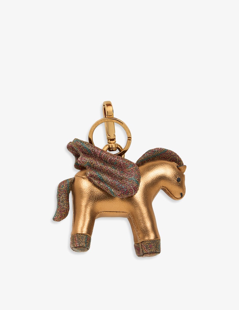 ETRO Charm Pegaso in pelle laminata - immagine 3 ETRO Charm Pegaso in pelle laminata - immagine 3