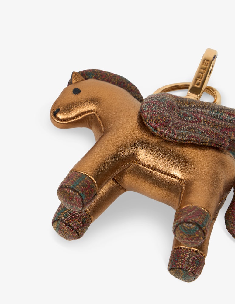 ETRO Charm Pegaso in pelle laminata - immagine 4 ETRO Charm Pegaso in pelle laminata - immagine 4