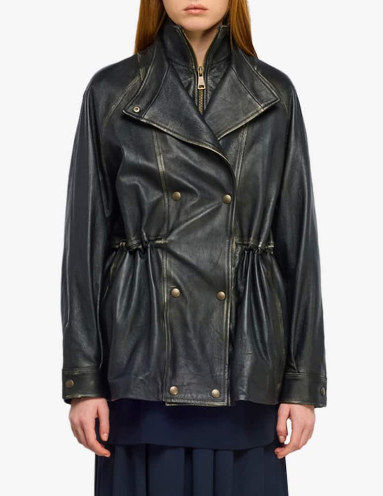 Semicouture Alanis faux leather jacket - picture 1 Semicouture Alanis faux leather jacket - picture 1