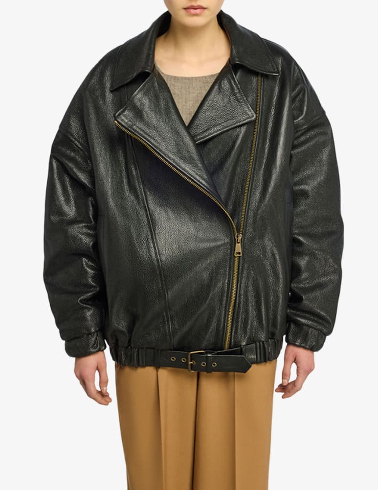 Semicouture Faux leather jacket Elle - picture 1 Semicouture Faux leather jacket Elle - picture 1