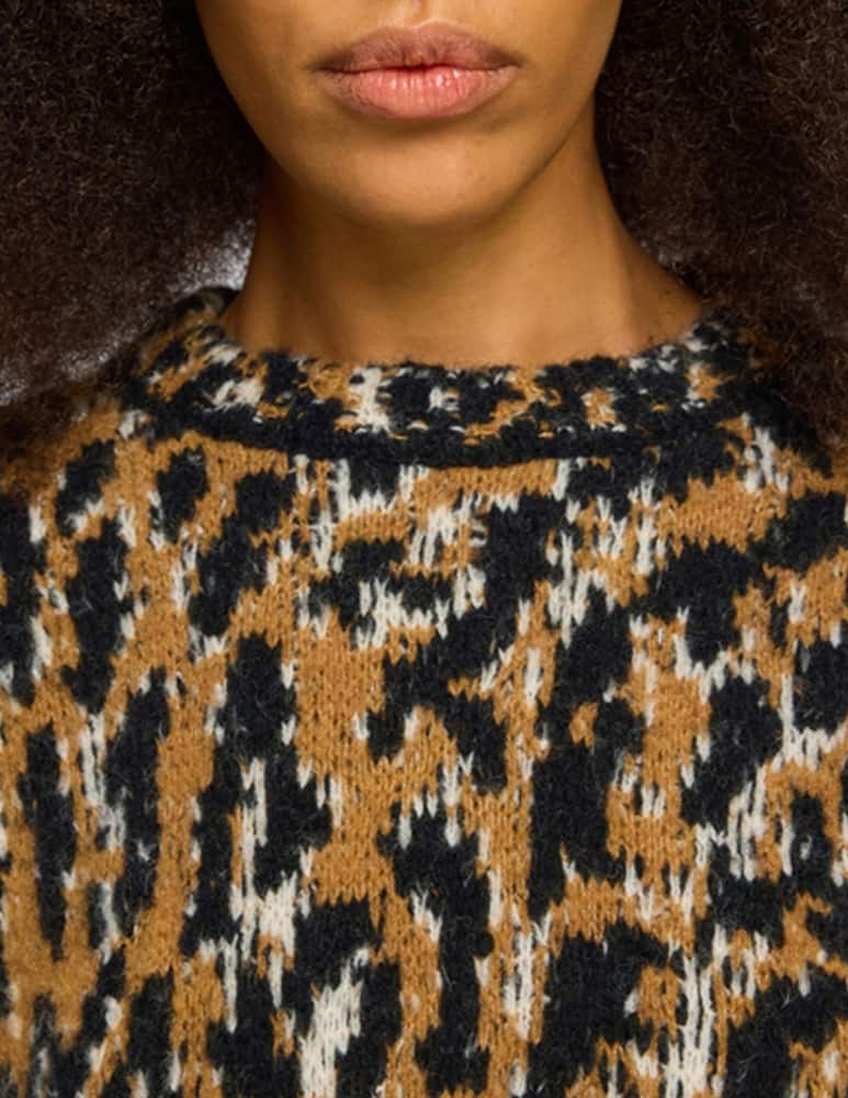 rinascente Semicouture Wendy leopard knit jumper