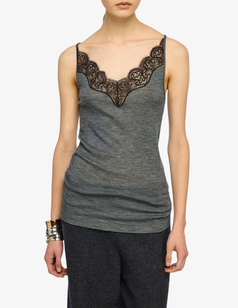 rinascente Semicouture Top con pizzo Aura