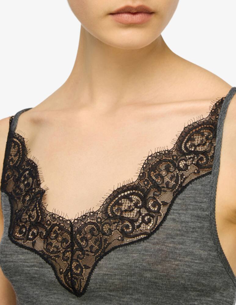 rinascente Semicouture Top con pizzo Aura