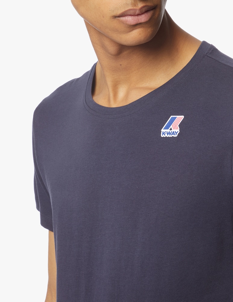 K-Way T-shirt edouard - blu - immagine 4 K-Way T-shirt edouard - blu - immagine 4