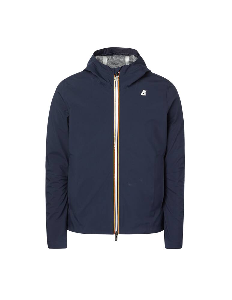 rinascente K-Way Giacca con cappuccio bonded jersey - blu