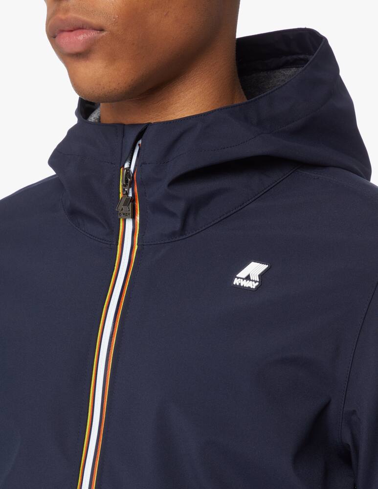 rinascente K-Way Giacca con cappuccio bonded jersey - blu