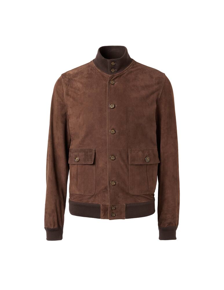 rinascente Valstar Suede unlined jacket - brown
