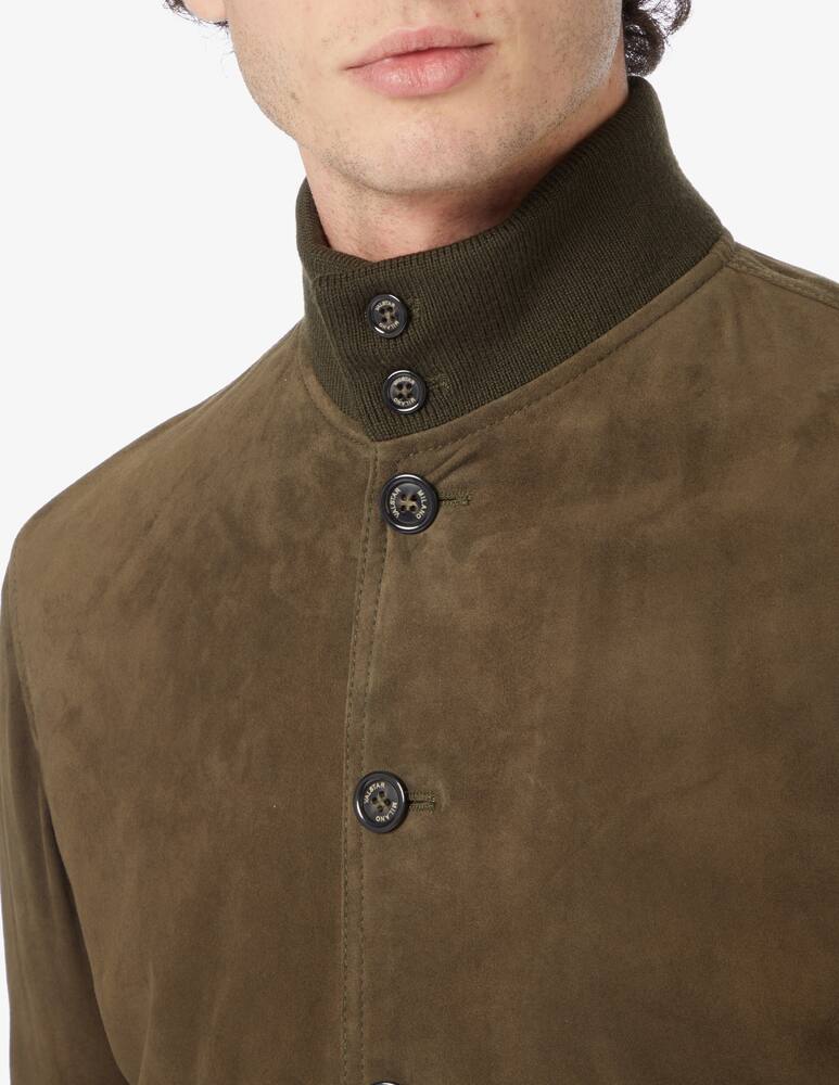 rinascente Valstar Iconic goat suede bomber jacket - Brown
