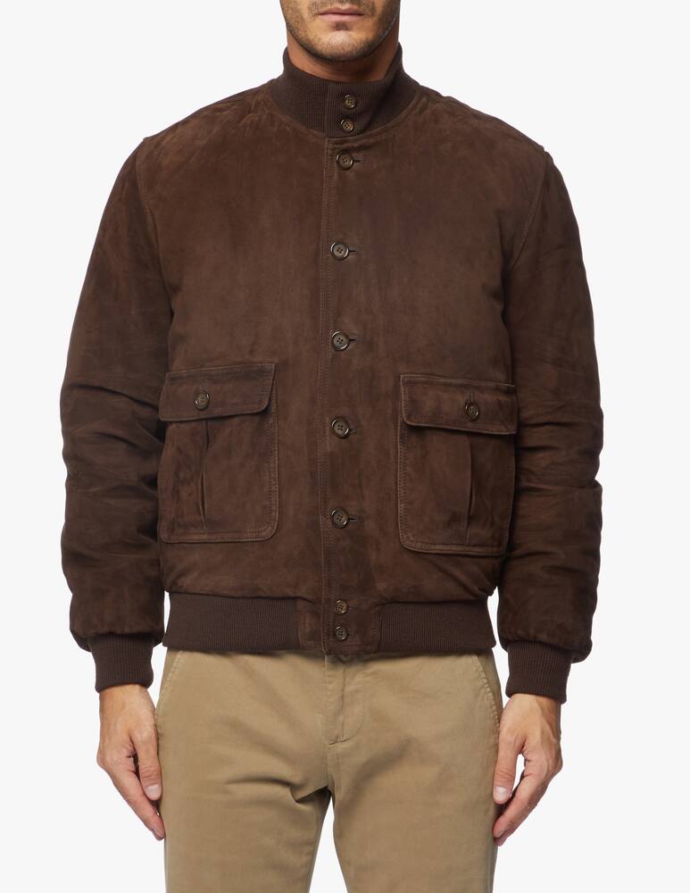 rinascente Valstar Leather valstarino down jacket