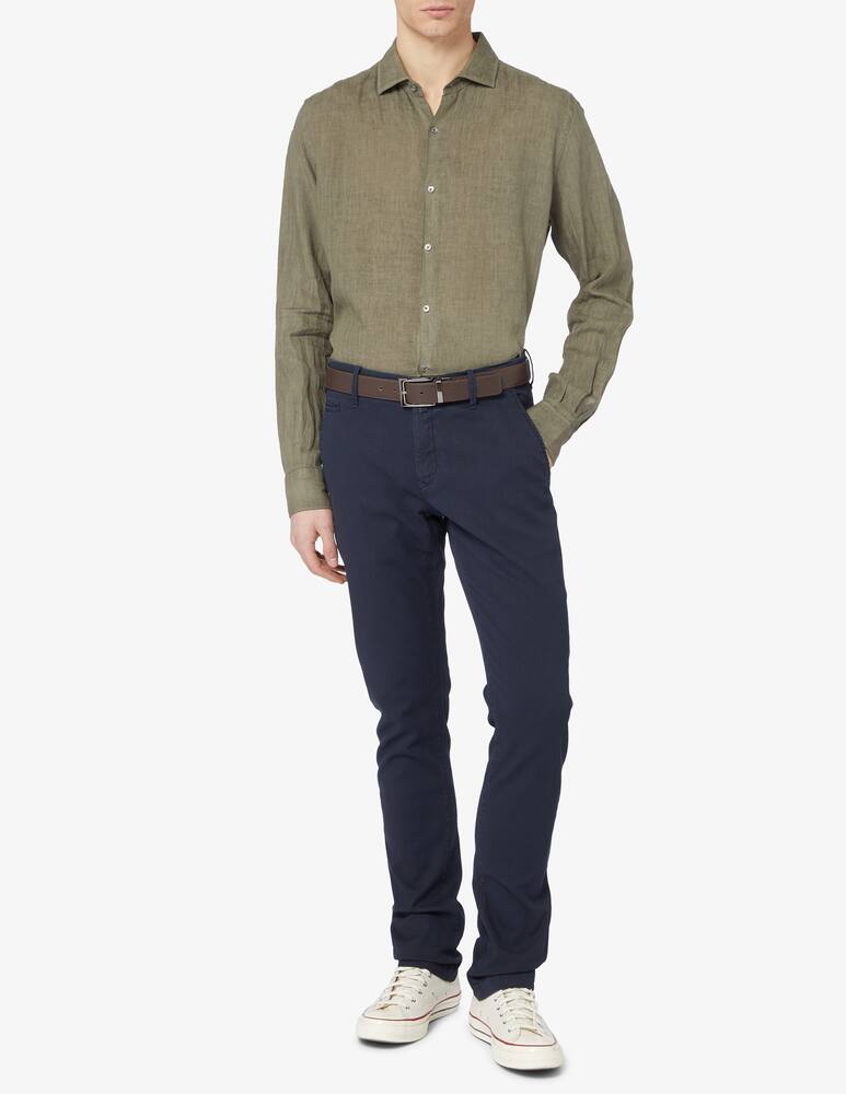 rinascente Brooksfield Linen long sleeve shirt 